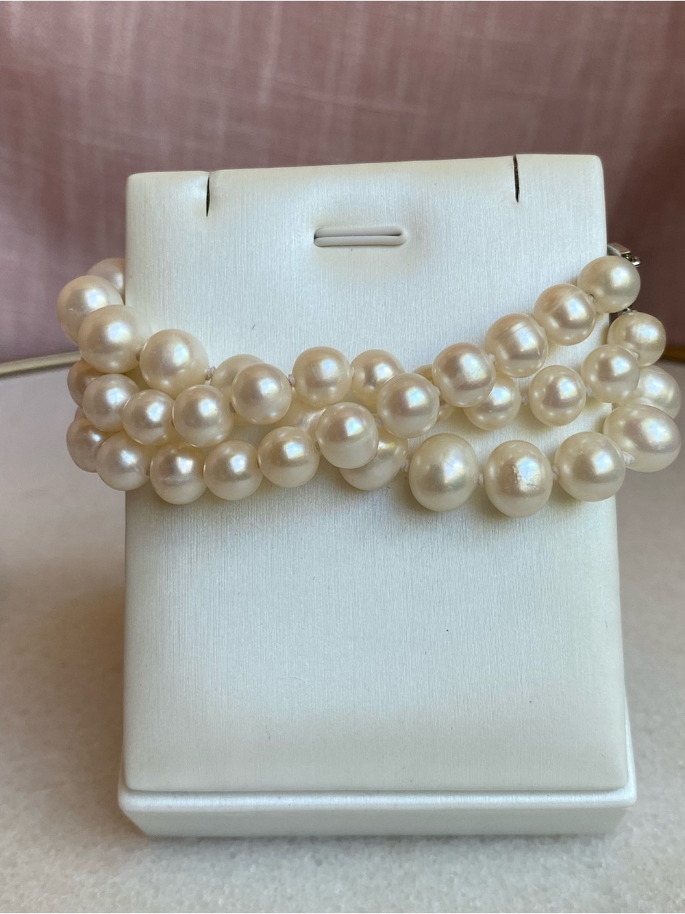 J. Crew Premium Collection Freshwater & Sterling Twisted Hammock Bracelet
